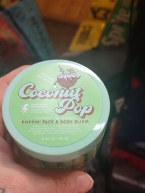 Coconut popping lotion